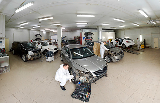 Цех кузовного ремонта автомобилей в Уфе